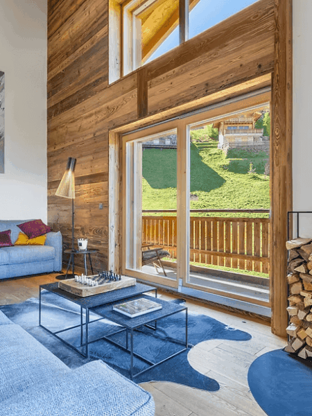 Sitting area Penthouse on the Piste