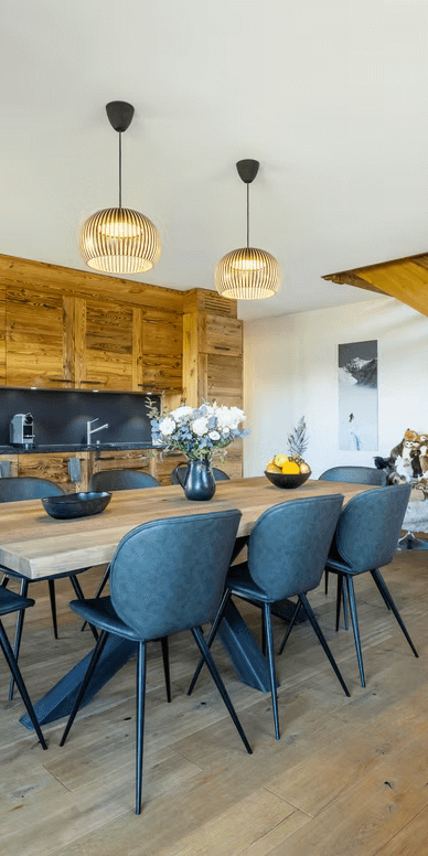 dining and kitchen Penthouse on the Piste