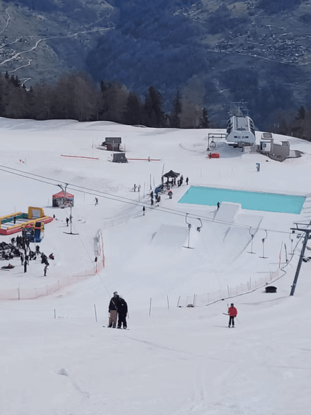 freestyle jump competition at easter